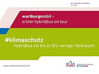 Wartburgmobil - Erster Hybridbus on Tour